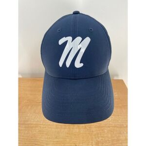 Nike Ole Miss Club Cap Dri Fit Navy Blue Mens S/M Golf Baseball Hats